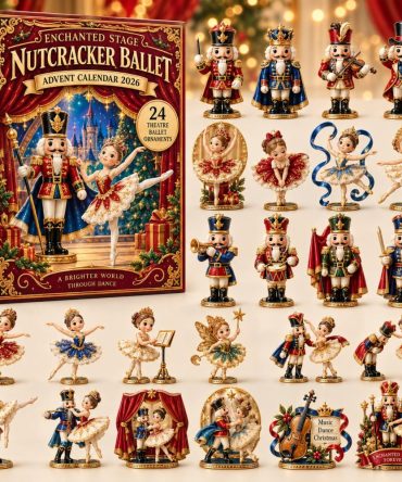 Enchanted Stage Nutcracker 24-Day Advent Calendar 2026 - Acrylic Charms Inspired By Ballet Scenes, Premium Holiday Countdown Gift