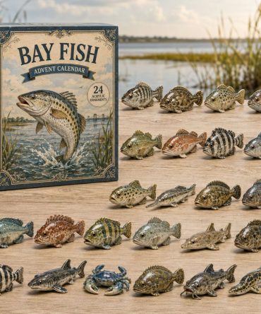 Bay Fish World Countdown Calendar 2026 - 24-Day Advent With Detailed Acrylic Marine Charms, Collector Gift