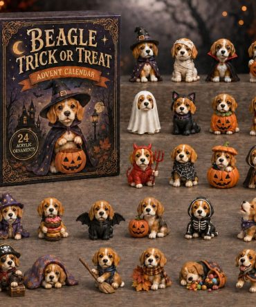Limited-Edition Beagle Halloween Advent Calendar 2026 — 24-Day Countdown With Acrylic Charm Collectibles