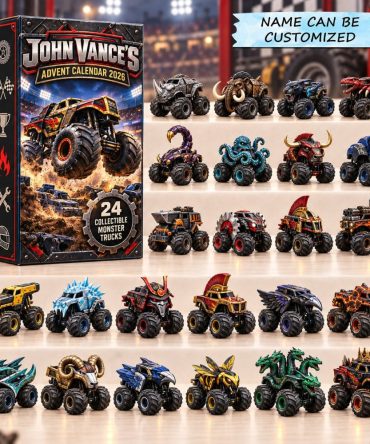 Beast Torque Advent Calendar 2026 - 24-Day Acrylic Charm Countdown, High-Energy Vehicle & Monster Charms, Epic Holiday Gift