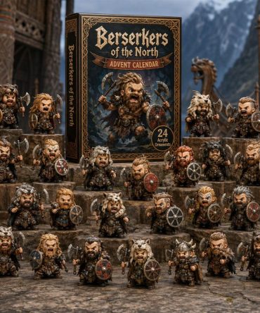 Exclusive Berserkers Of The North 2026 Holiday Advent Calendar — 24-Day Acrylic Charms, Viking Collectible Gift Set