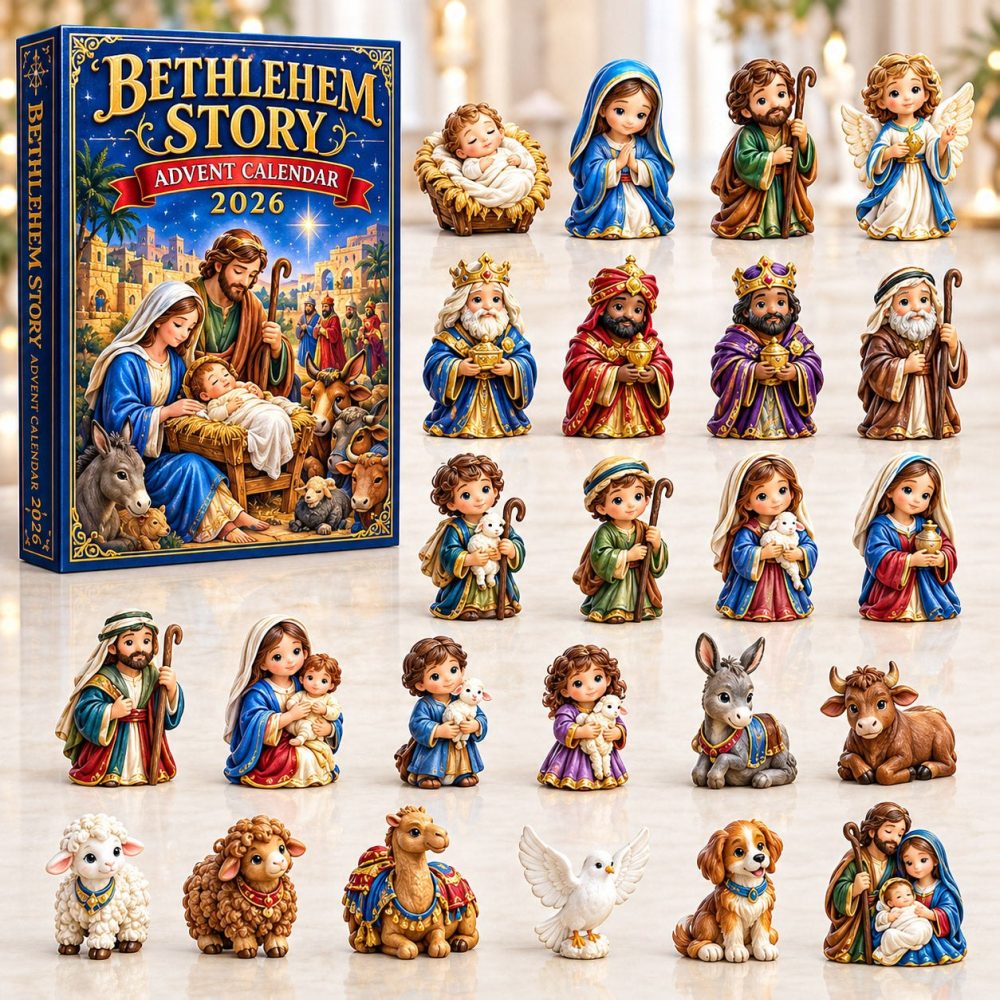 2026 Bethlehem Nativity Advent Calendar - 24-Day Christmas Countdown With Collectible Acrylic Charms, Keepsake Religious Gift