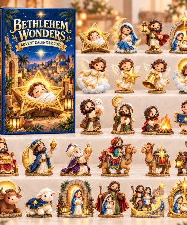 Bethlehem Wonders 2026 Holiday Advent — 24-Day Miniature Scene Calendar With Acrylic Charms, Nativity Gift