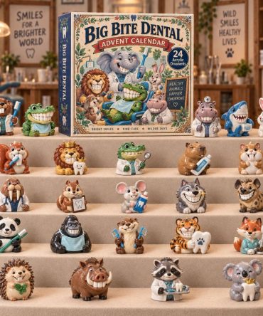 2026 Big Bite Dental Countdown — 24 Acrylic Charms, Giant Tooth Keychains & Fun Dentist Holiday Gifts