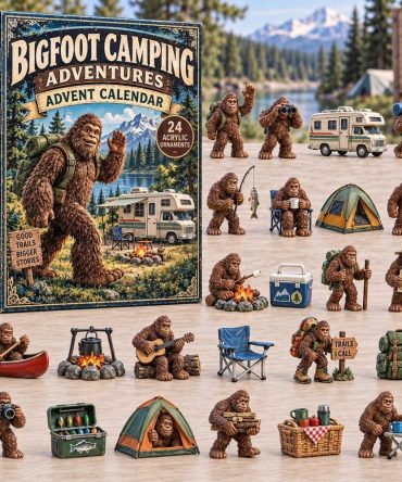 2026 Bigfoot Adventures Advent Calendar — 24-Day Acrylic Charm Countdown, Explorer Sasquatch Collectible Holiday Gift