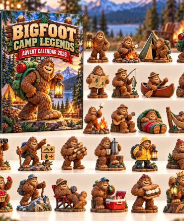 2026 Bigfoot Camp Legends 24-Day Holiday Treasure Calendar — Limited-Edition Acrylic Charm Surprises, Collectible Outdoor Gift