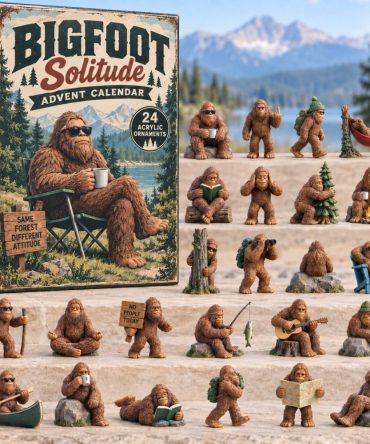 2026 Bigfoot Solitude Advent Calendar With 24 Acrylic Charms — 24-Day Peaceful Holiday Countdown, Cozy Sasquatch Gift