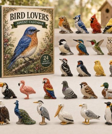 2026 Bird Lovers Deluxe Advent Calendar - 24 Acrylic Charms, Daily Collectible Surprises & Festive Gift For Ornithology Fans