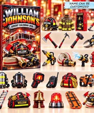 2026 Blaze Duty Countdown - 24-Day Crochet Advent Calendar With Acrylic Charms, Emergency Rescue Vehicle Holiday Set