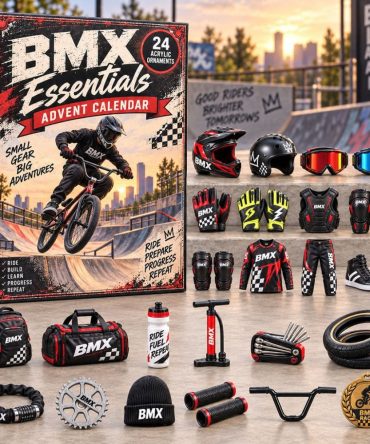 2026 Bmx Essentials Advent Calendar — 24 Must-Have Bmx Accessory Acrylic Charms, Rider Gift & Holiday Countdown