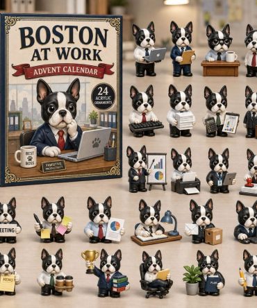 2026 Boston At Work Advent Calendar - 24-Day Acrylic Charm Countdown Featuring City Jobs & Landmarks, Gift For Locals