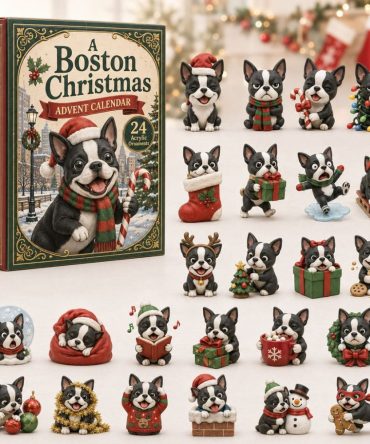 Boston Christmas Keepsake Countdown 2026 - 24-Day Advent Calendar With Acrylic Holiday Charm Collection