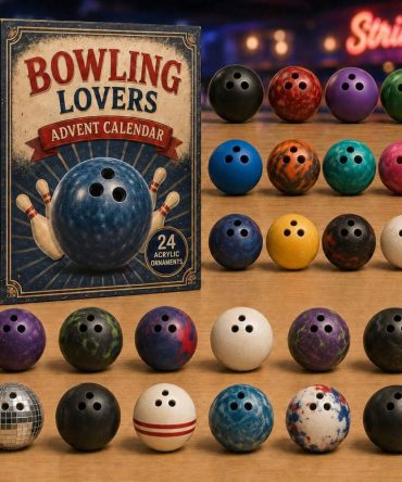 Holiday Bowling Charm Advent Calendar 2026 — 24-Day Acrylic Keepsake Countdown For Bowlers & Gift-Ready Packaging