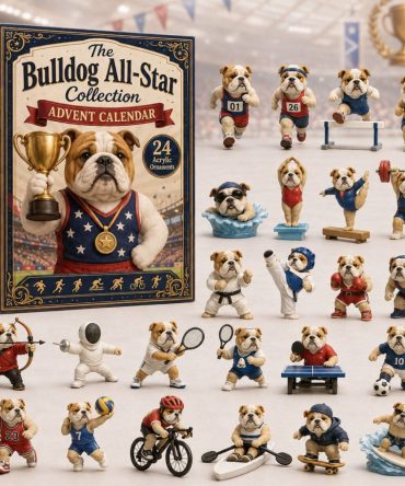Bulldog All-Star Countdown Calendar 2026 - 24-Day Holiday Advent With Acrylic All-Star Sports Charms