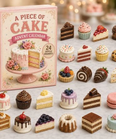 Cake Delight 24-Day Sweet Treat Countdown Calendar 2026 — Acrylic Dessert Charms, Perfect Gift For Bakers & Sweets Lovers