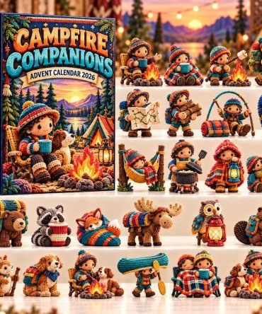 2026 Campfire Companions Advent Calendar — 24 Acrylic Charms, Cozy Camp Countdown Calendar, Perfect Gift For Camp Lovers