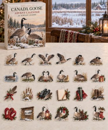 Canada Goose 24-Charm Migratory Bird Advent Calendar - Acrylic Waterfowl Charms, Holiday Nature Countdown 2026