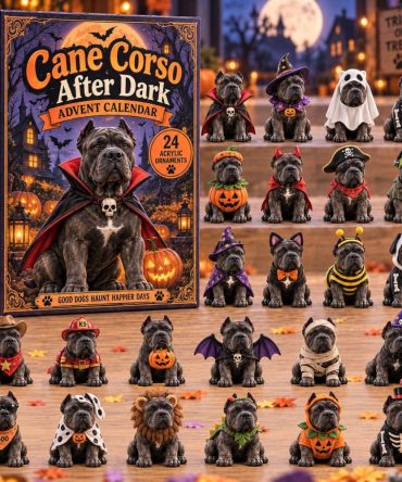 Cane Corso Dark Edition Countdown 2026 – 24-Day Acrylic Charm Advent For Cane Corso Fans & Large Breed Lovers