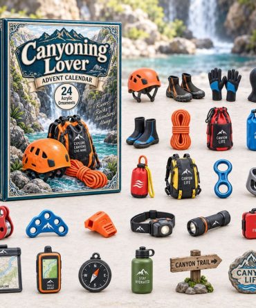2026 Canyoning & Adventure Advent Countdown - 24-Day River Canyon Acrylic Charm Calendar, Perfect Gift For Canyoners & Outdoor Thrill-Seekers