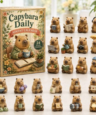 Capybara Daily 2026 Advent Calendar — 24 Adorable Acrylic Charms, Everyday Cute Countdown, Ideal Gift For Capybara & Animal Lovers
