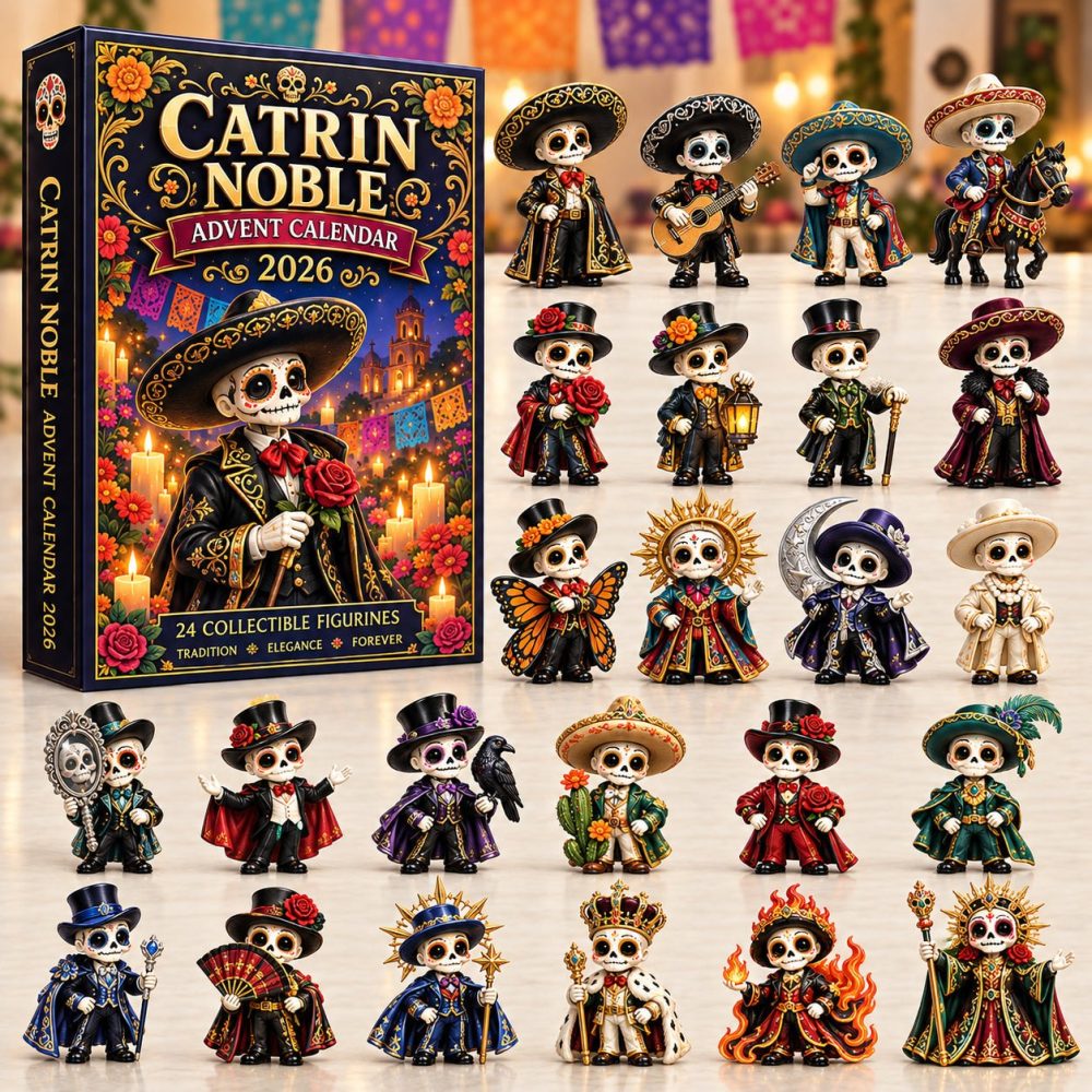 Catrin Noble Collector'S Countdown 2026 — 24 Elegant Acrylic Charms & Mini Heirlooms, Artful Holiday Advent For Collectors