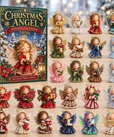 Christmas Angel Advent 2026 — 24-Day Nativity Countdown With Acrylic Angel Charms, Sentimental Ornaments & Keepsakes For Holiday Decor