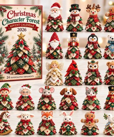 2026 Christmas Character Forest Advent — 24 Enchanting Acrylic Forest Charms, Magical Holiday Countdown Gift For Kids & Collectors