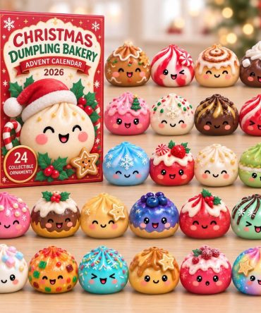 Christmas Dumpling Bakery Advent Calendar 2026 — 24-Day Countdown With Bakery-Themed Acrylic Charms , Sweet Holiday Gift Set