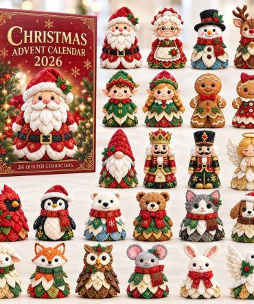 2026 Christmas Friends Collection Advent — 24 Festive Acrylic Friend Charms, Heartwarming Holiday Countdown Gift For All Ages