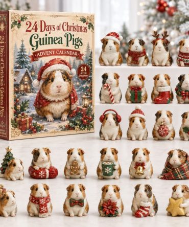 Guinea Pig Christmas Advent Calendar — 24-Day Cute Countdown With Acrylic Guinea Pig Charms, Ideal Pet Lover Gift & Stocking Stuffer