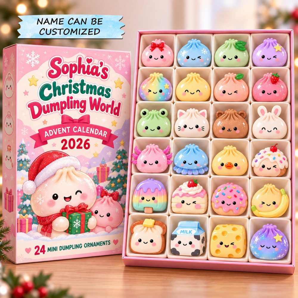 2026 Christmas Kawaii World Advent — 24 Cute Kawaii Acrylic Charms, Adorable Holiday Countdown Gift For Teens & Collectors