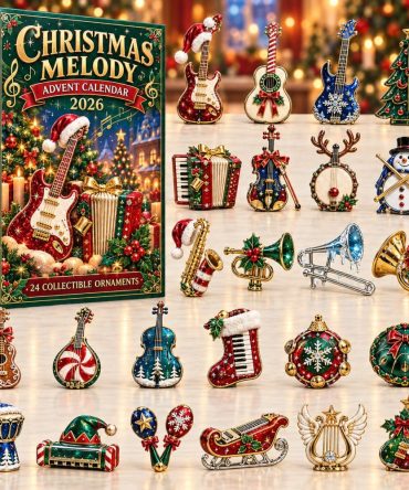 Christmas Melody Advent Calendar 2026 — 24-Day Musical Acrylic Charm Countdown, Holiday Tunes & Collectible Keepsakes