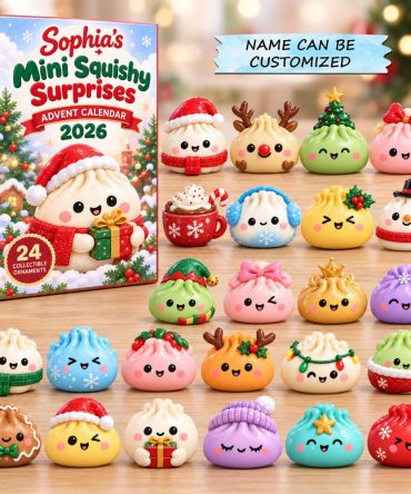 Christmas Mini Friends Advent Calendar 2026 — 24-Day Tiny Character Acrylic Charm Countdown, Holiday Miniature Collectibles