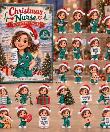 Christmas Nurse Heroes 24-Day Acrylic Charm Advent Calendar — 2026 Holiday Countdown, Medical-Themed Gifts For Caregivers