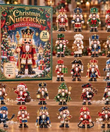 Nutcracker Parade Advent Calendar 2026 – 24-Day Collector Calendar With Colorful Acrylic Charms, Holiday Keepsake