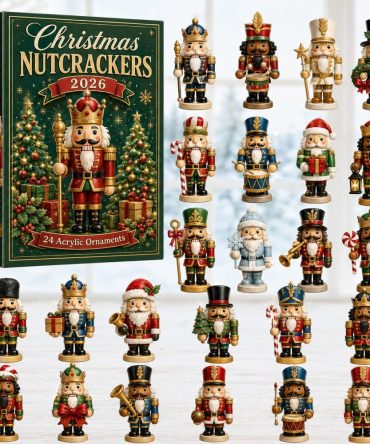 2026 Green Nutcracker Advent Calendar — 24-Day Acrylic Charm Countdown, Festive Holiday Collectible & Gift For Nutcracker Collectors