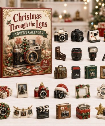 2026 Photography Lover Advent Calendar — 24-Day Acrylic Charm Countdown, Holiday Gift For Photographers & Camera Enthusiasts