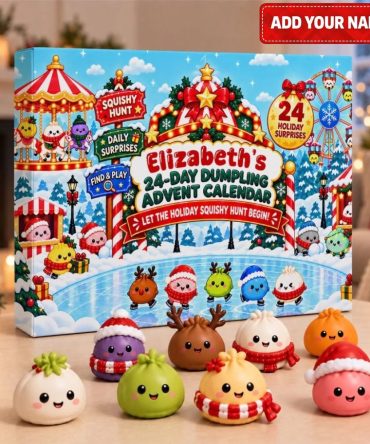 Christmas Squishy Hunt Advent Calendar 2026 — 24-Day Squishy Toy & Acrylic Charm Combo, Holiday Surprise For Kids, Limited Edition