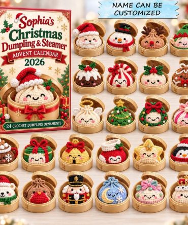 Christmas Steamer Friends Advent Calendar 2026 — 24-Day Cute Steamer & Dumpling Acrylic Charm Countdown, Collectible Set