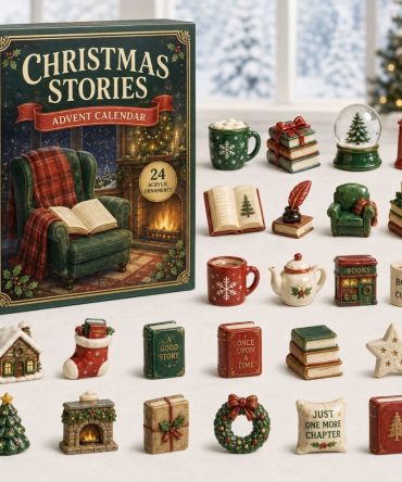 2026 Christmas Stories Advent Calendar — 24-Day Festive Countdown With Themed Acrylic Charms, Classic Holiday Tales Collection