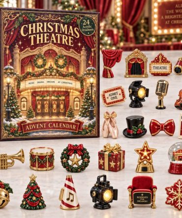 Theatre Lover Christmas Countdown — 24 Performance-Themed Acrylic Charms, 2026 Advent Calendar Gift For Actors & Theatre Fans