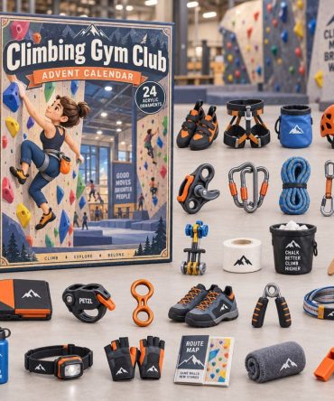 Climbing Gym Countdown Pack — 24 Motivational Acrylic Charms, 2026 Bouldering & Climbing Advent Calendar For Climbers