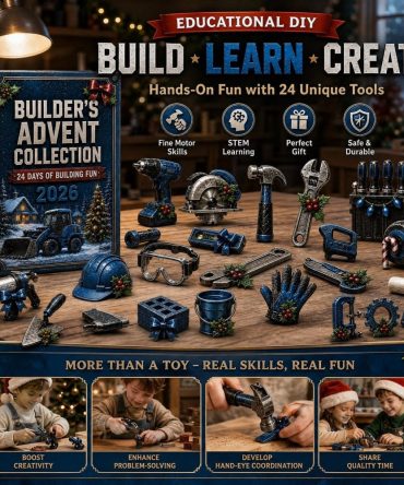 Builders Stem Advent Calendar 2026 — 24 Hands-On Mini Stem Kits With Acrylic Charms, Educational Build & Play Countdown For Kids