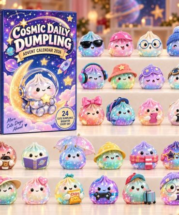 Cosmic Daily Dumpling Advent Calendar 2026 — 24-Day Kawaii Dumpling Acrylic Charm Countdown, Cute Collectible Surprises