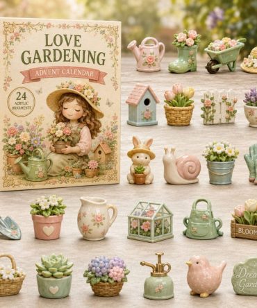 Cottage Garden 2026 Advent Calendar — 24-Day Floral & Garden Acrylic Charms, Perfect Gift For Gardeners & Plant Lovers