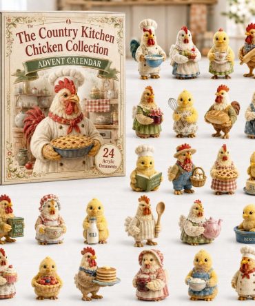 Country Kitchen 2026 Advent Calendar — 24-Day Farmhouse Charm Countdown With Acrylic Kitchen Icons, Perfect Gift