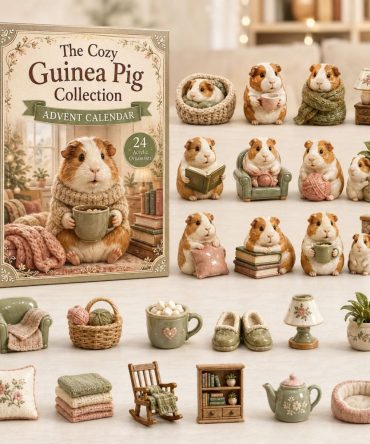 Cozy Guinea Pig Advent Calendar 2026 – 24-Day Acrylic Charm Countdown, Adorable Pet-Themed Gift For Guinea Pig Fans & Collectors
