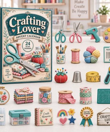 Ultimate Crafting Lover Countdown — 24 Unique Acrylic Charms, 2026 Diy-Themed Advent Calendar For Makers & Hobbyists