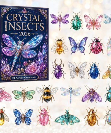 2026 Crystal Insects Advent Calendar — 24-Day Sparkling Countdown With Intricate Acrylic Bug Charms, Unique Gift For Collectors