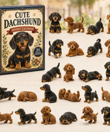 Cute Dachshund 2026 Countdown — 24 Charming Acrylic Charms Advent Calendar, Heartwarming Gift For Dog Lovers